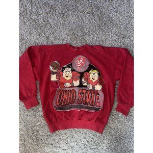 Vintage Ohio State Buckeyes X Flintstones Crewneck Mens L Sweatshirt Crewneck